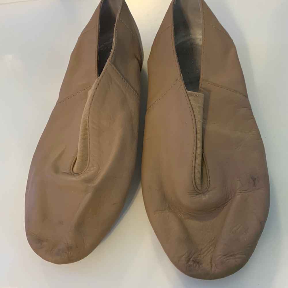 Tan Leather jazz dance shows- size 7 1/2